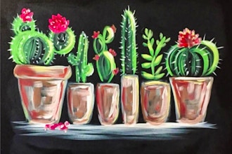 Virtual Paint Nite: Cactus Collection II (Ages 13+)